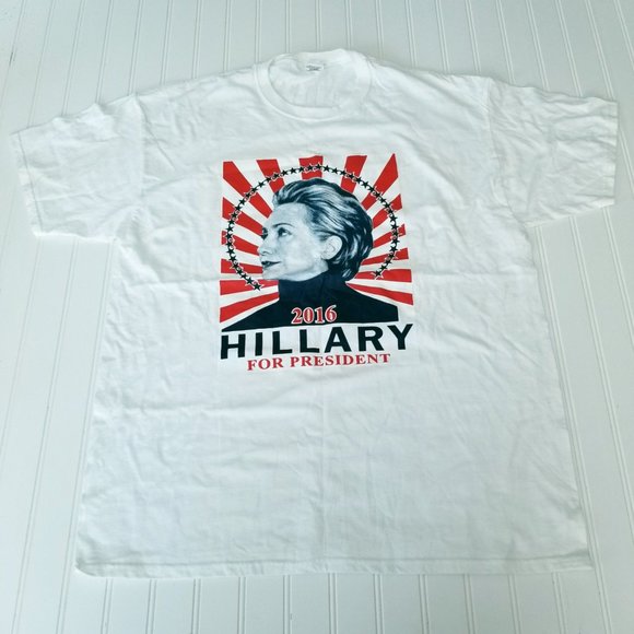 Fruit Of The Loom Hillary For Presideny‎ T Shirt, 00309 - Picture 1 of 5